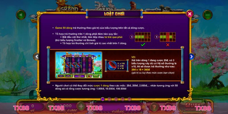 Hệ thống trả thưởng của game slot khá linh hoạt